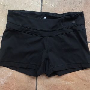 Adidas Black Spandex Shorts